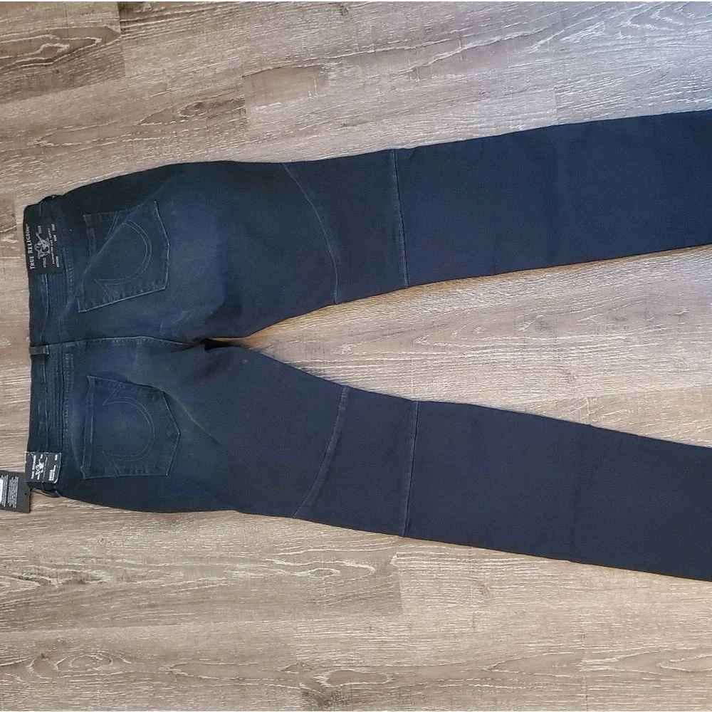 True Religion Rocco relaxed skinny moto men's‎ jeans size 36 new!!!!